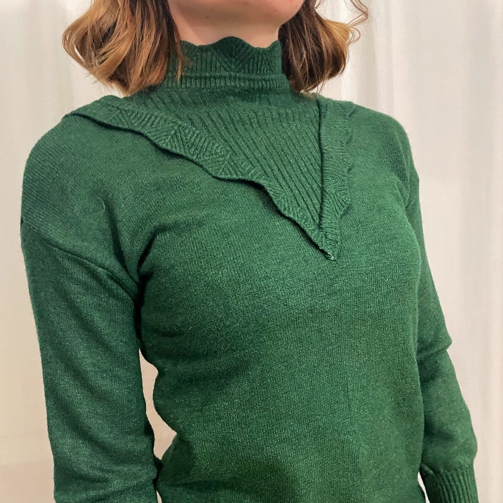 Zaful Green Sweater